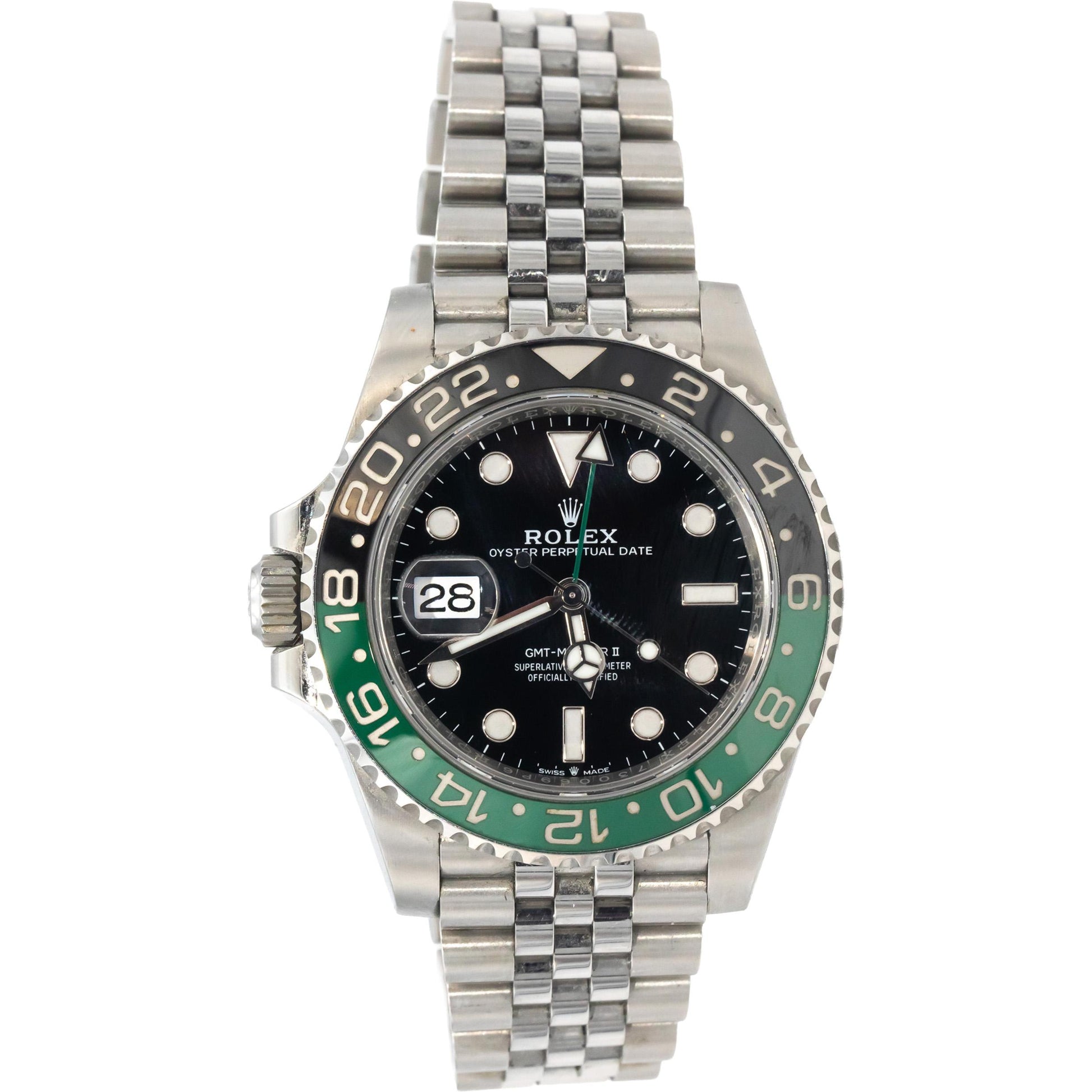 ROLEX GMT-Master II 126720VTNR "Sprite" Stainless Steel Watch w/ Card No Box