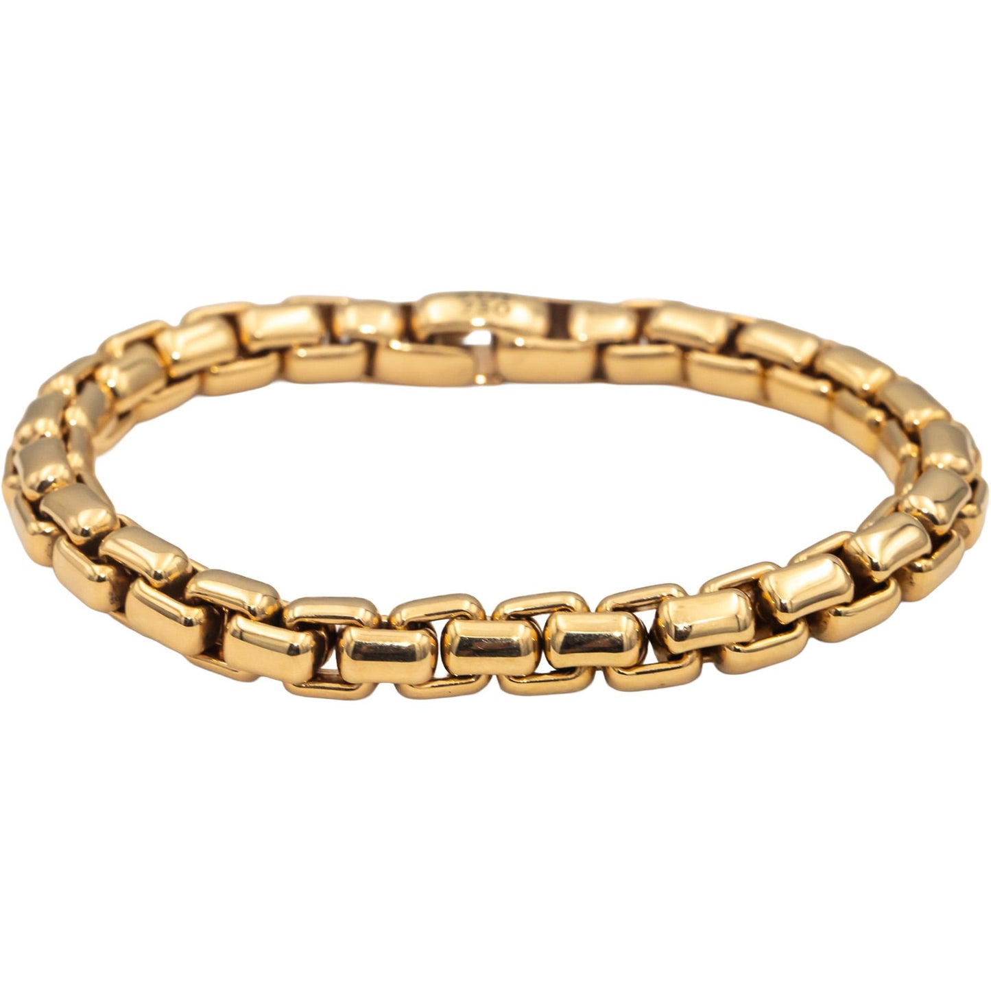 DAVID YURMAN 18k Rose Gold Box Chain Men's Bracelet $12,900 Retail