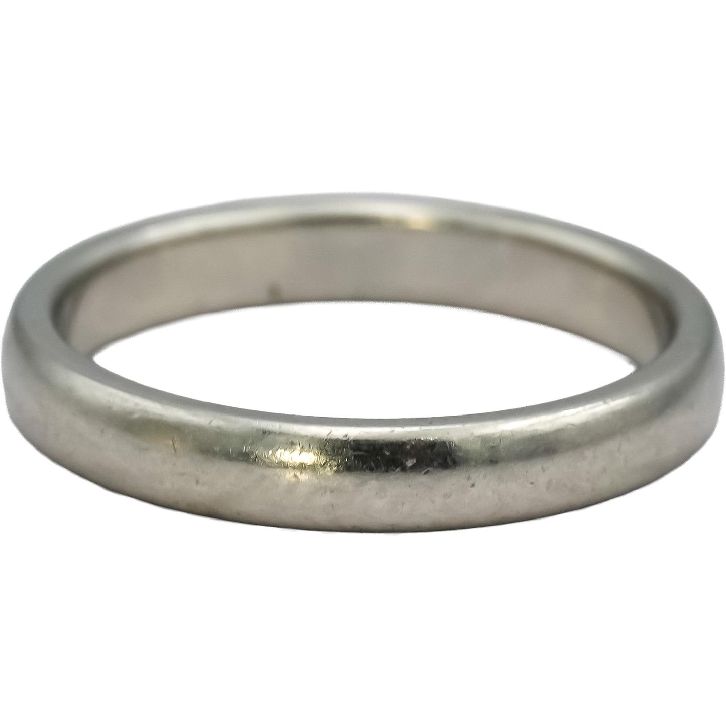 TIFFANY & CO. Platinum Band Ring Size 5.5