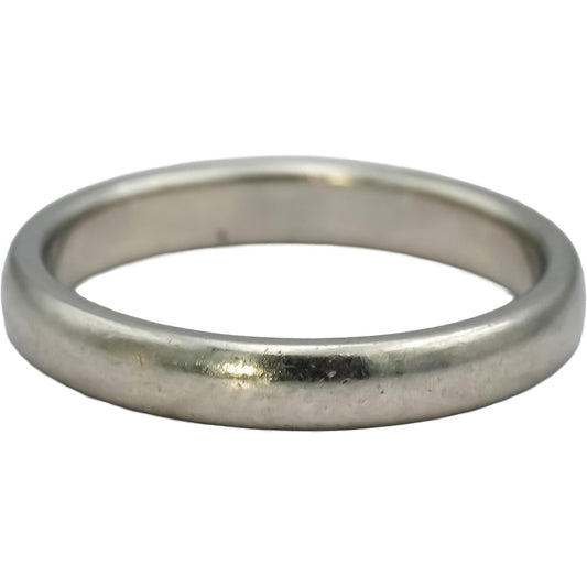 TIFFANY & CO. Platinum Band Ring Size 5.5