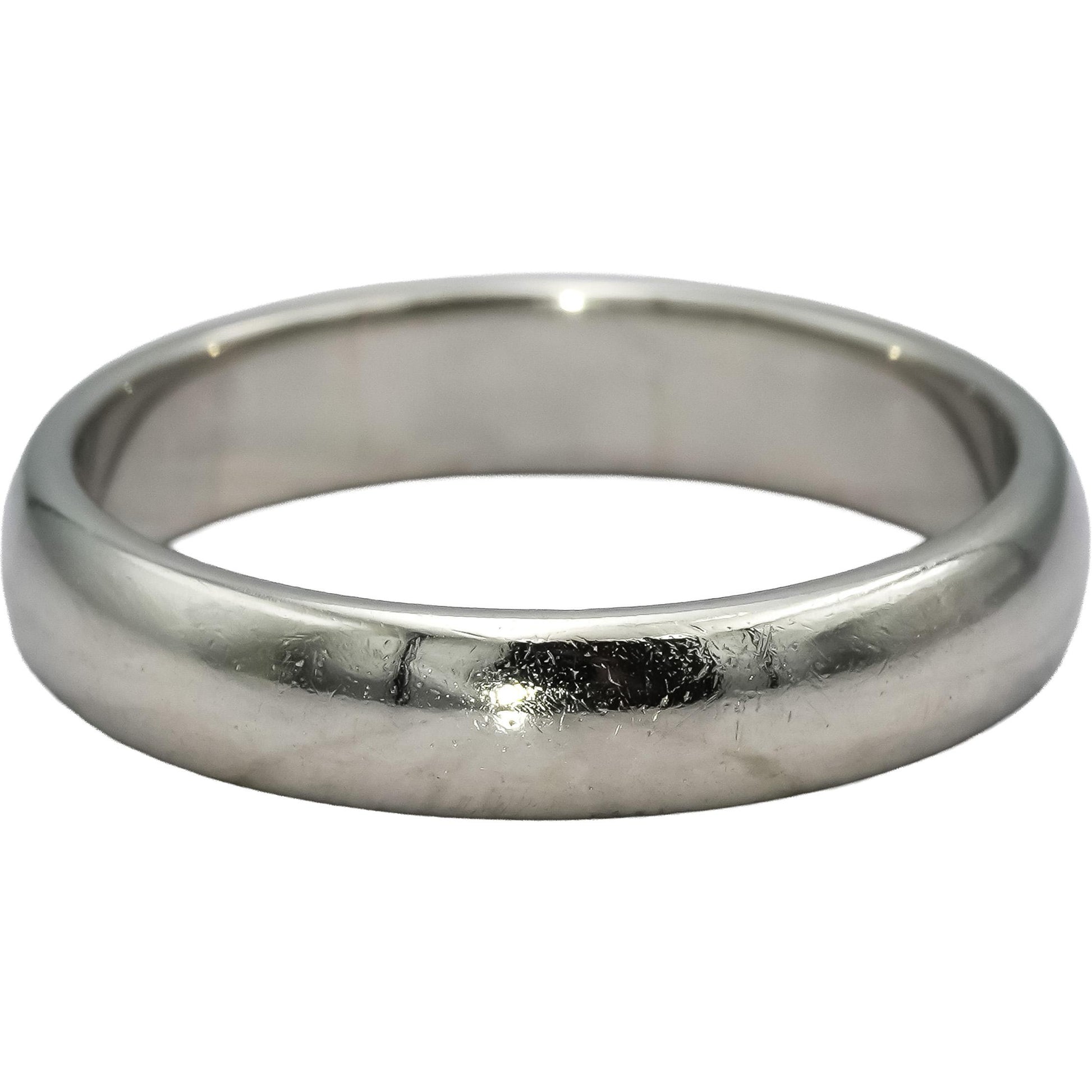 TIFFANY & CO. Platinum Men's Wedding Band Ring Size 9.75