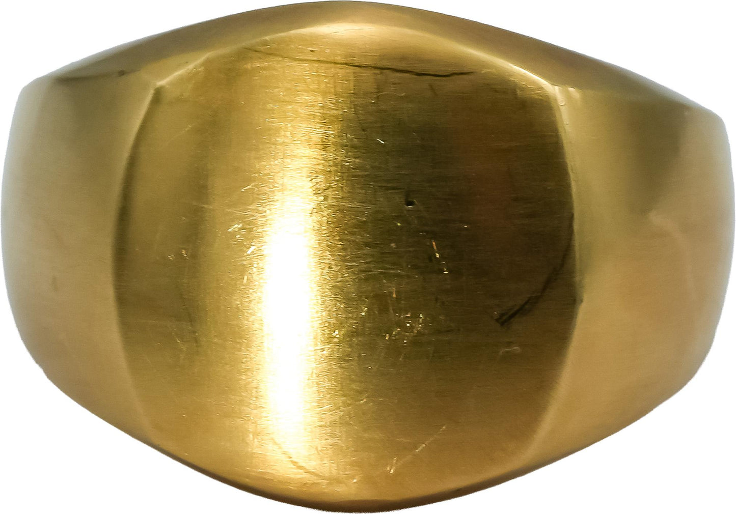 DAVID YURMAN 18k Yellow Gold Signet Ring Size 5 w/ Pouch 4950 Retail