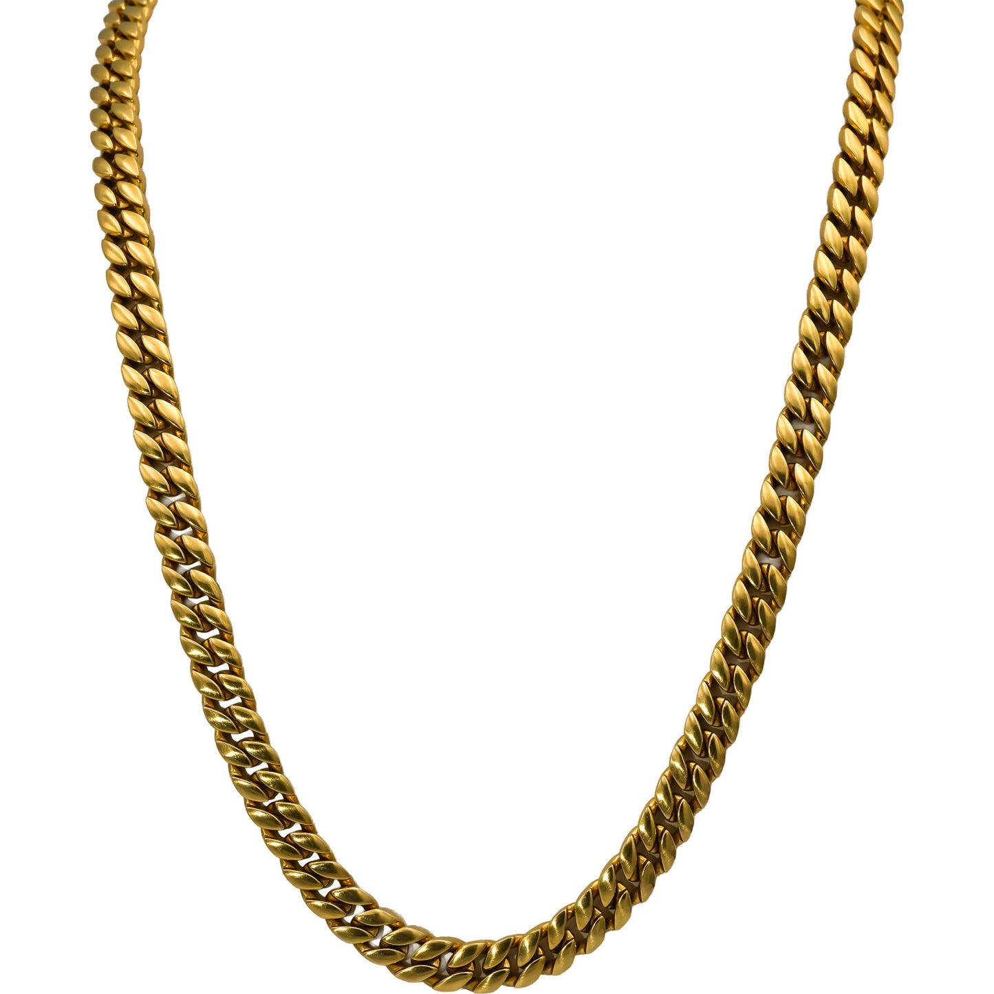 DAVID YURMAN 18k Yellow Gold 8mm Wide Cuban Link Chain Necklace 49,000 Retail