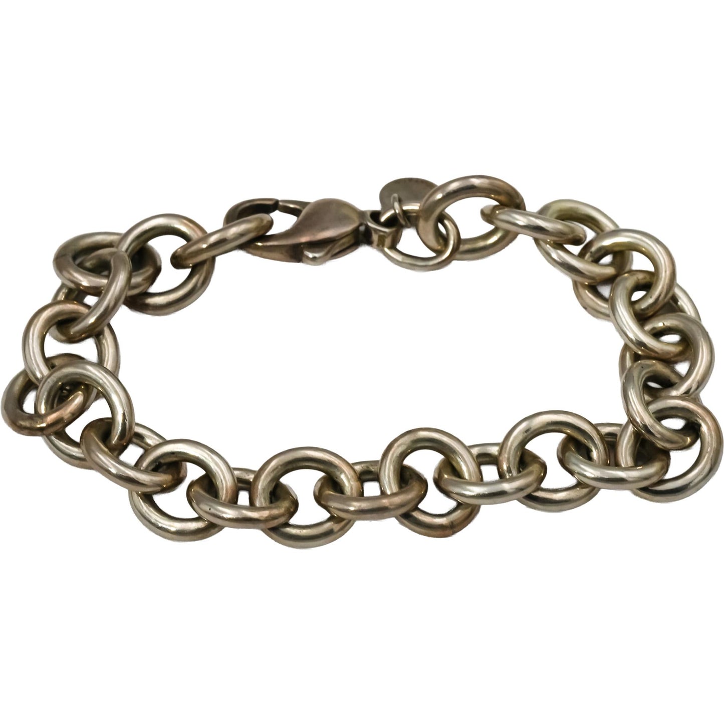 TIFFANY & CO. Sterling Silver Charm Starter Bracelet