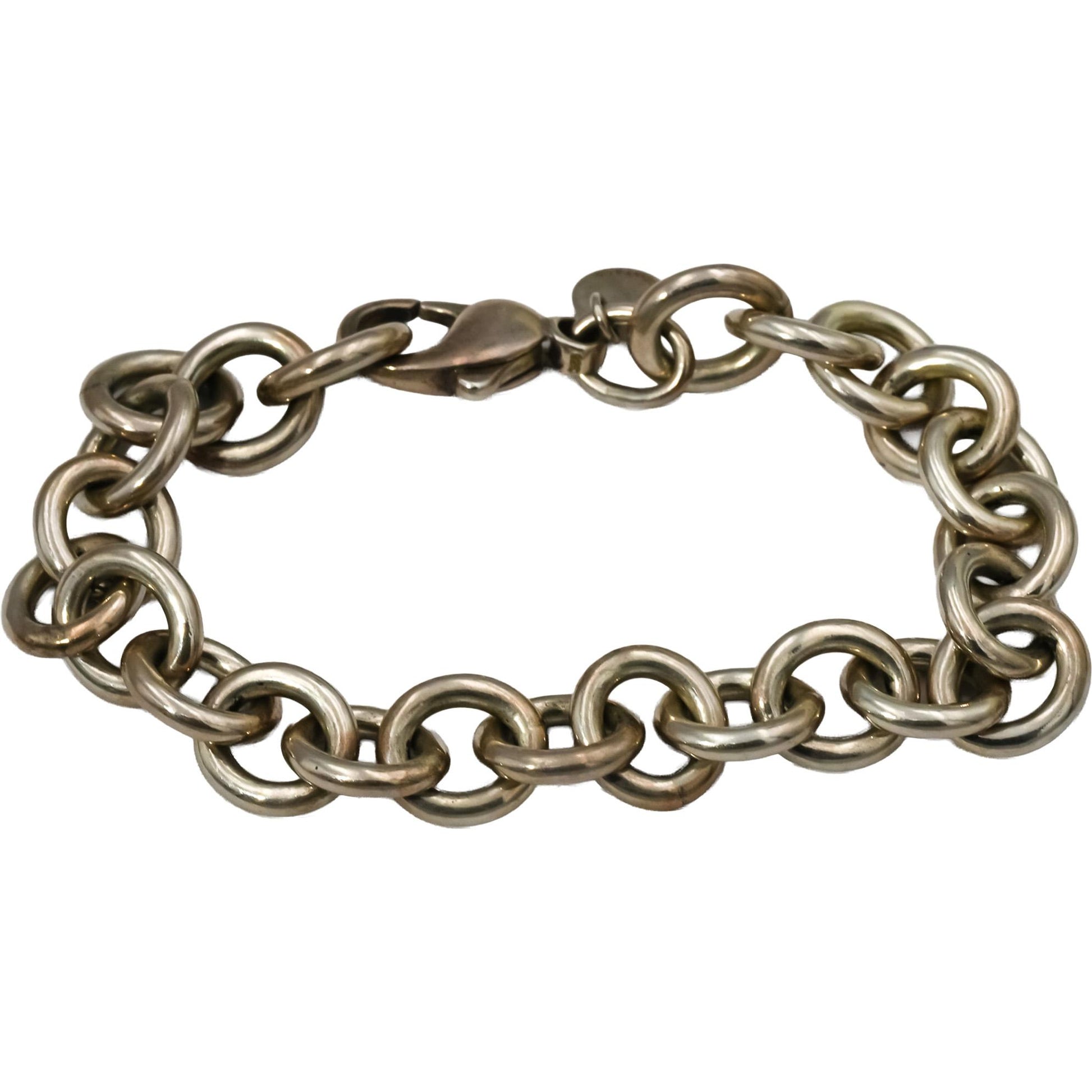 TIFFANY & CO. Sterling Silver Charm Starter Bracelet