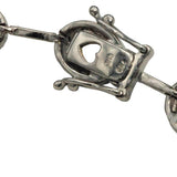18k White Gold Jewelry Round Diamond Oval Link Bracelet 2.25CT