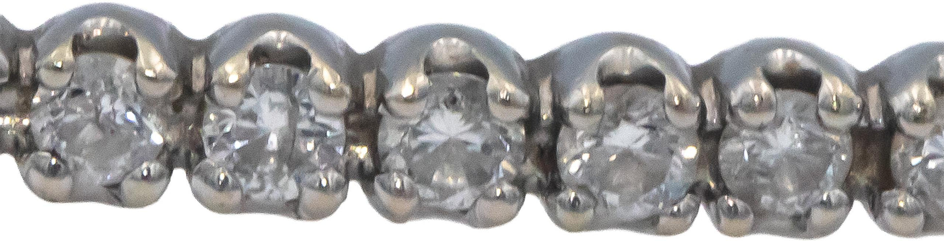 14k White Gold Jewelry 2.0CT Round Cut Diamond Bangle Bracelet