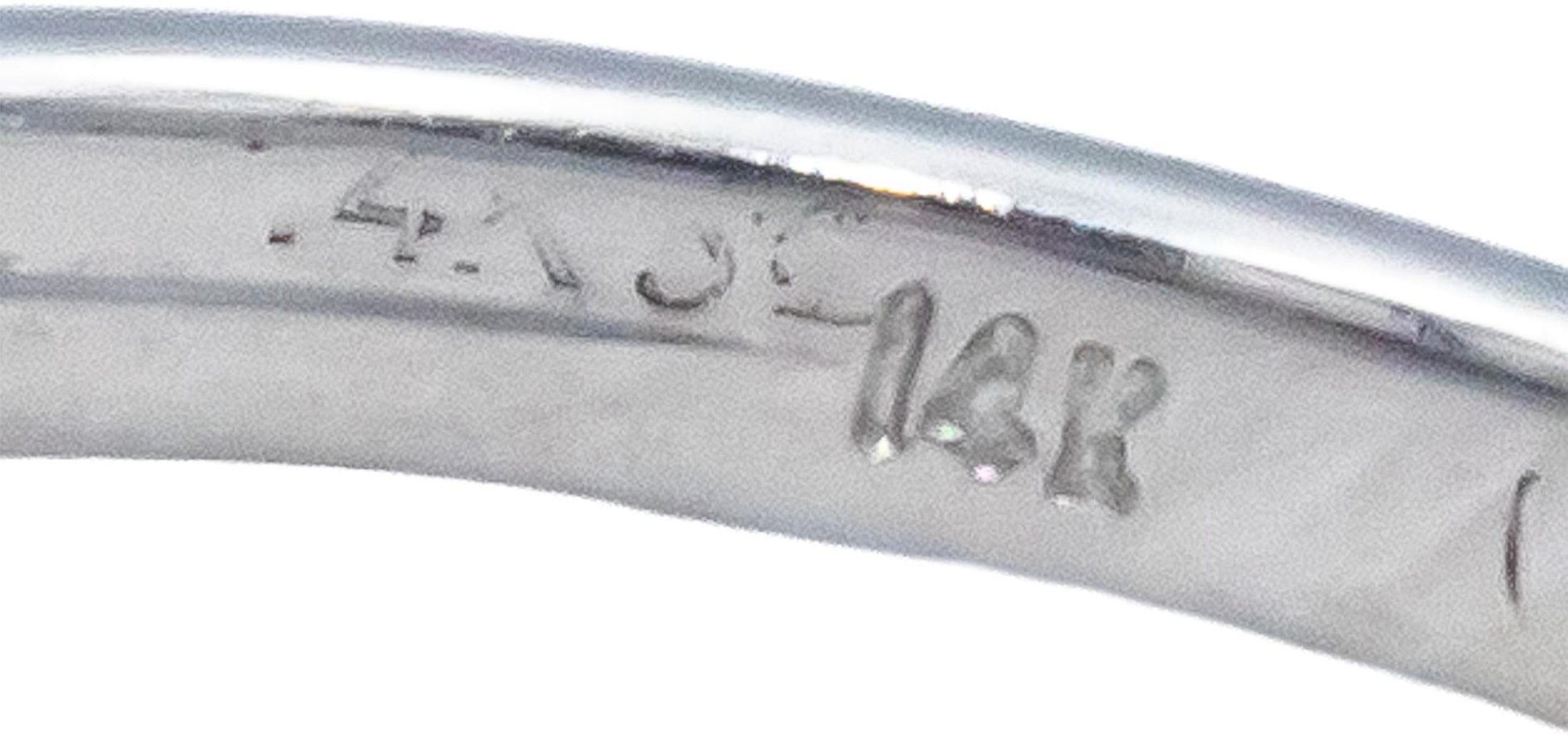 14k White Gold Jewelry 3.70CT VS Diamond and Garnet Cocktail Ring Size 10