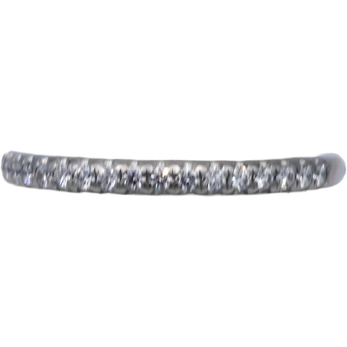 TIFFANY & CO. Platinum Round VS Diamond Band Ring 0.20CT Size 5