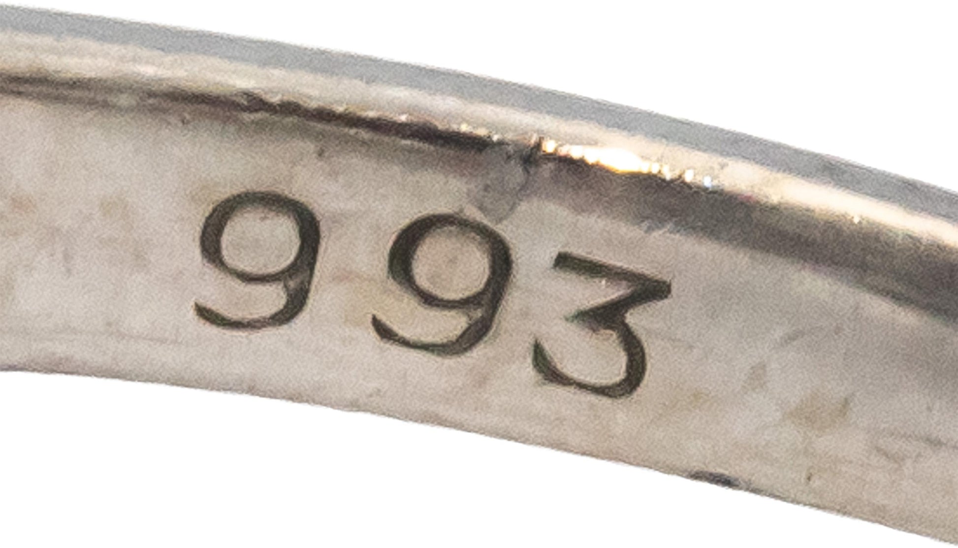 Vintage Antique 18k White Gold Ruby & Diamond Cocktail Ring 1.15CT Size 9.25