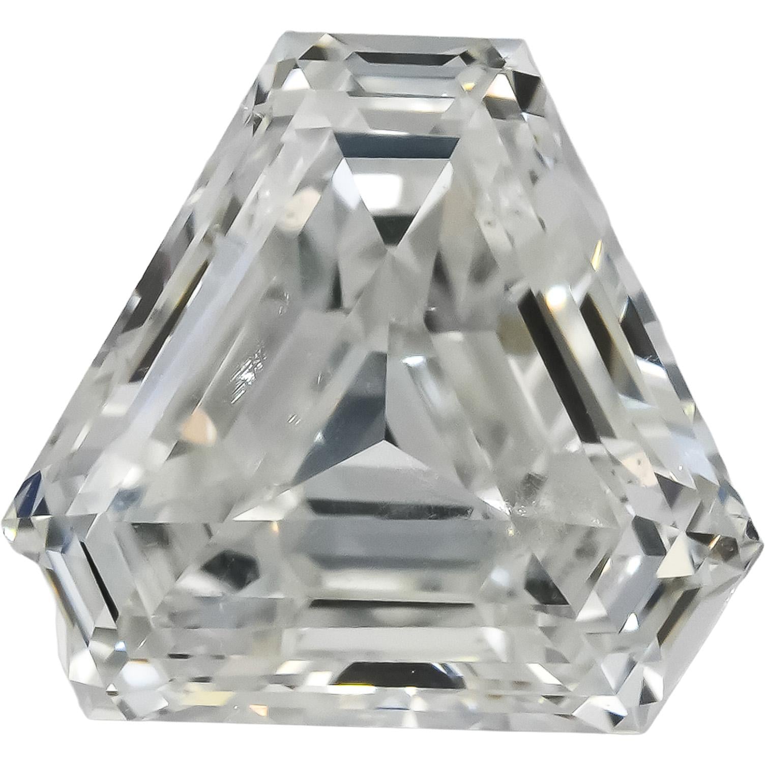 GIA Certified SI1/G Cut Cornered Trillion Step Cut Diamond Loose Stone 1.01CT