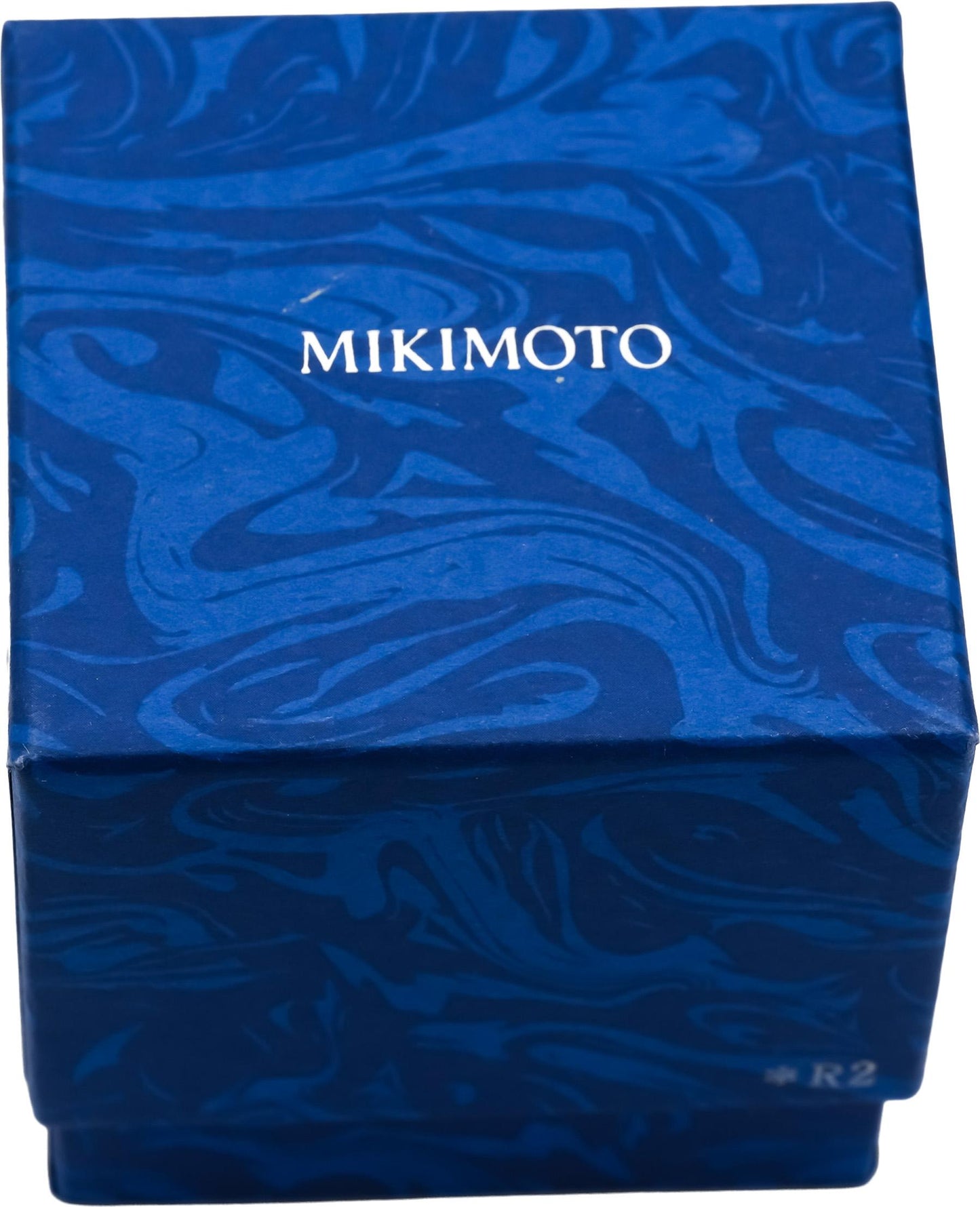 MIKIMOTO 18k White Gold 3.5mm Akoya Pearls Band Ring Size 9.5 w/ Box