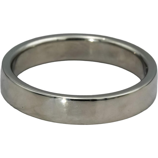 TIFFANY & CO. 950 Platinum 4mm Wide Band Ring Size 8