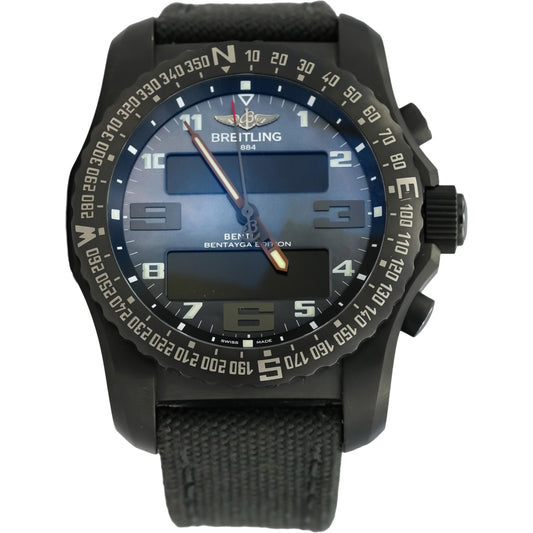 BREITLING Cockpit B50 Night Mission PVD Titanium Watch w/ Box & Papers