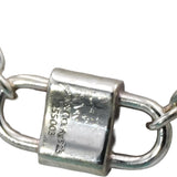 TIFFANY & CO. Sterling Silver 1837 Padlock Charm Necklace w/ Box 800.00 Retail