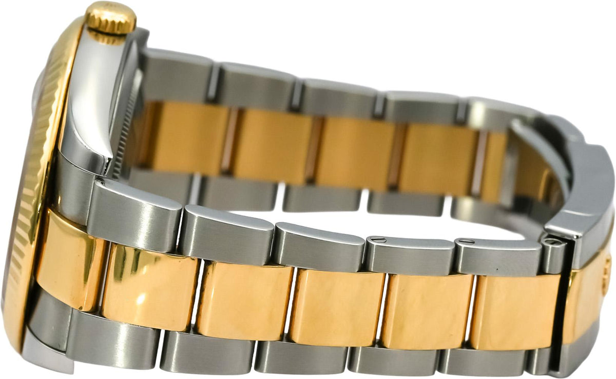 ROLEX Stainless Steel 18k Gold Datejust 41 "Wimbledon" Dial Watch Ref 126333