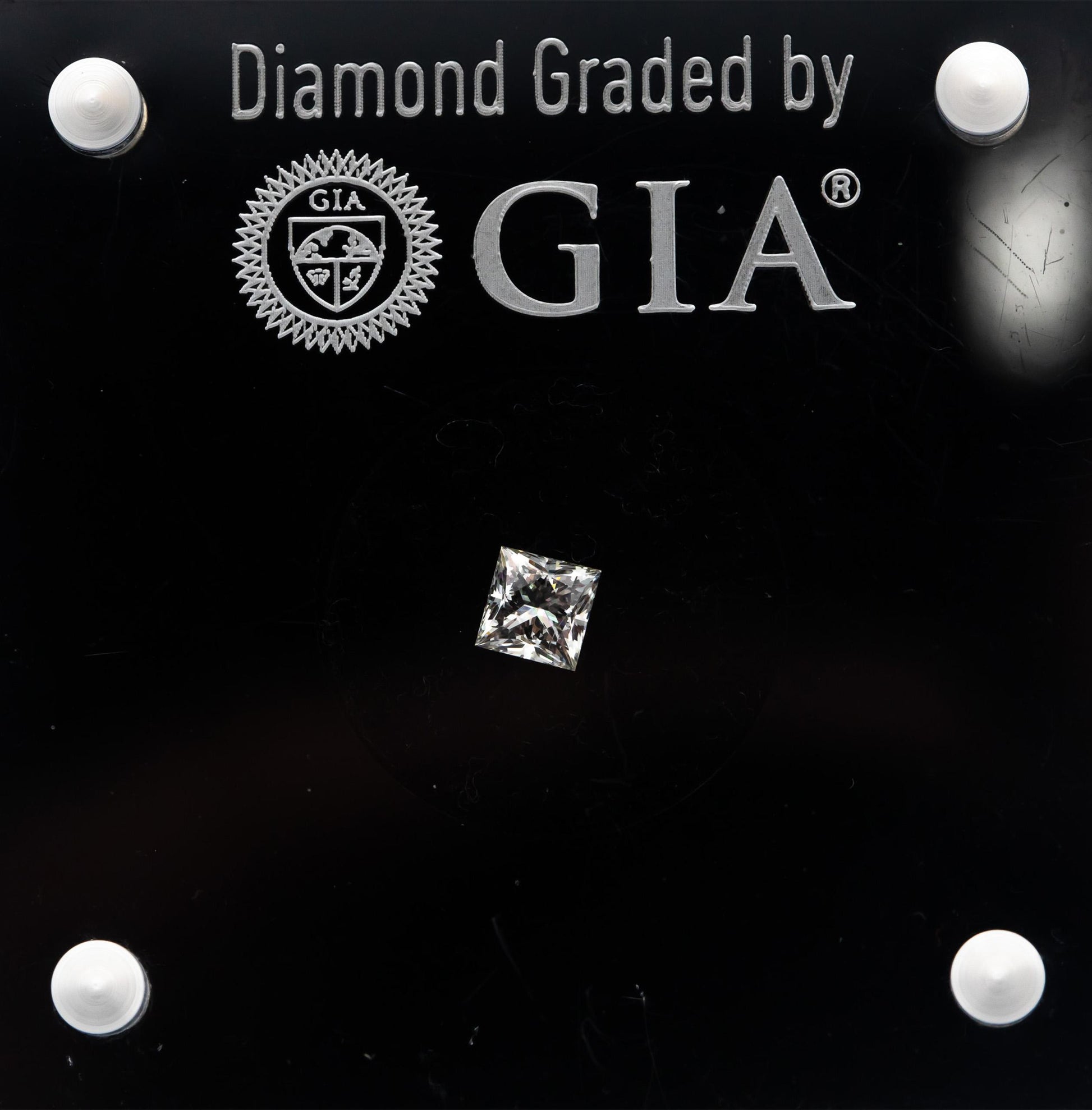 GSI Certified 0.60CT SI1/I Leo Princess Diamond Loose Stone w/ Report