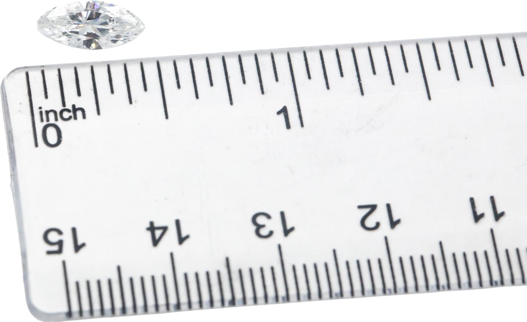 GIA Certified 0.84CT SI2/D Marquise Cut Loose Diamond