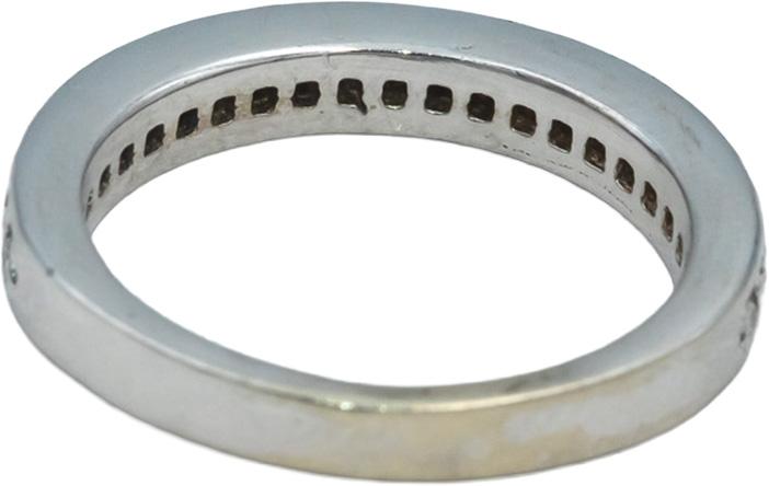 14k White Gold Jewelry VS Round Diamond Band Ring 0.45CT Size 6.25