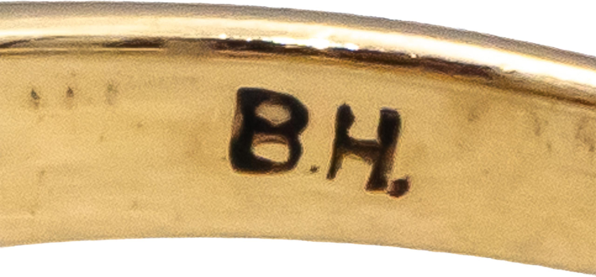 14k Yellow Gold Oval Sapphire Round Diamond Cocktail Ring 0.65CTW Size 8