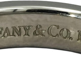 TIFFANY & CO. 950 Platinum 4mm Wide Band Ring Size 8