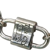 TIFFANY & CO. Sterling Silver 1837 Padlock Charm Necklace w/ Box 800.00 Retail