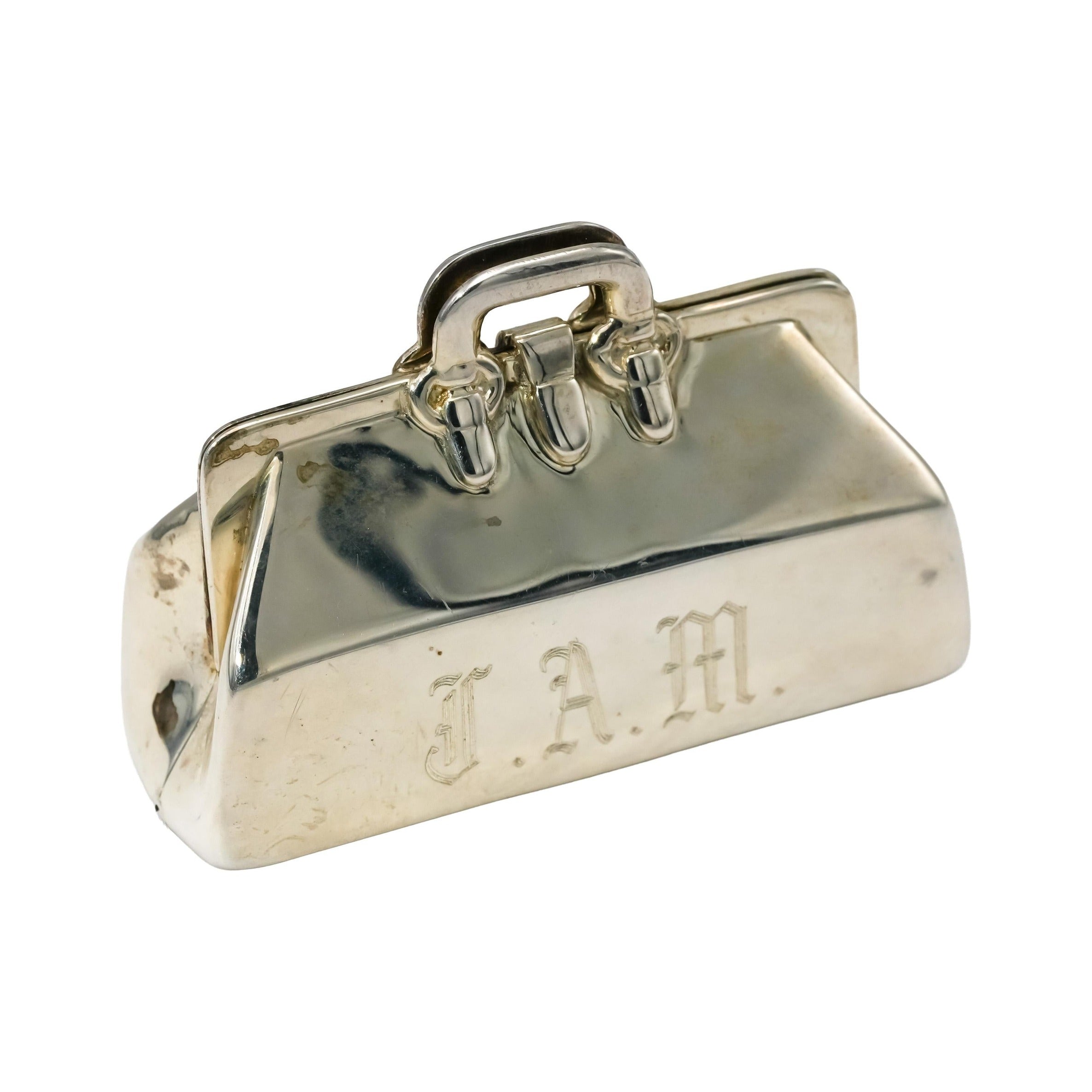 TIFFANY & CO. Sterling Silver Doctor's Bag Pill Box