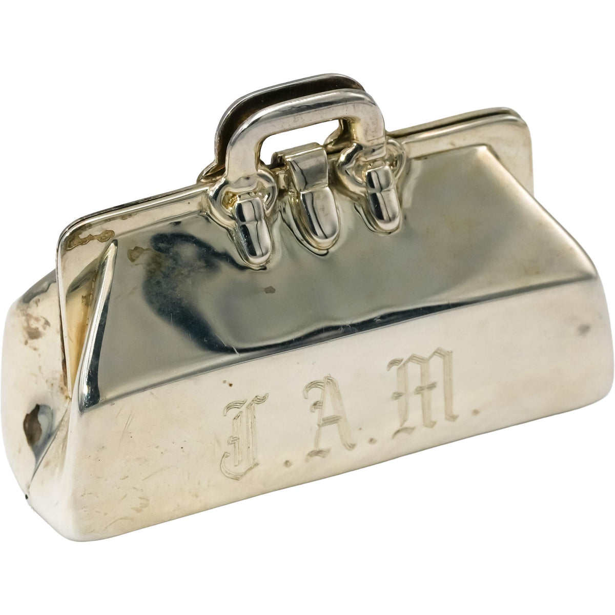 TIFFANY & CO. Sterling Silver Doctor's Bag Pill Box