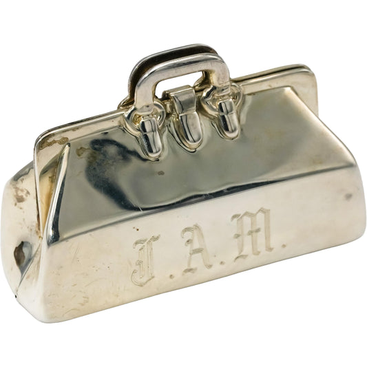 TIFFANY & CO. Sterling Silver Doctor's Bag Pill Box
