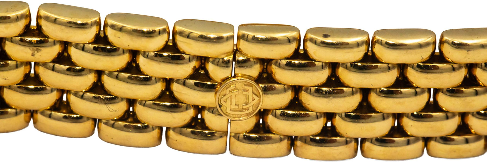 VAN CLEEF & ARPELS 18641-B3 18k Yellow Gold 1.50CT VS Diamond Bezel Quartz Watch