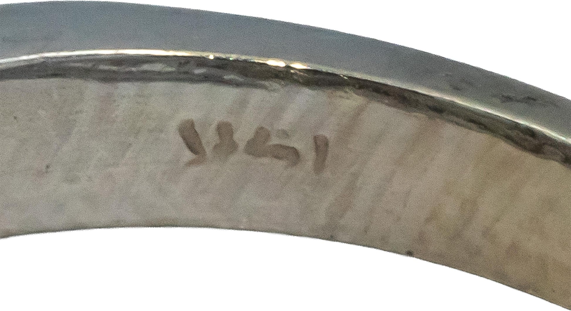 14k White Gold Jewelry VS Round Diamond Band Ring 0.45CT Size 6.25