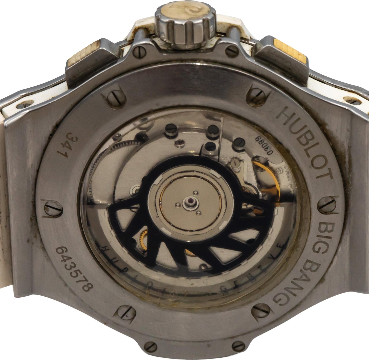 HUBLOT Big Bang Stainless Steel Diamond Chronograph Automatic Watch 41mm