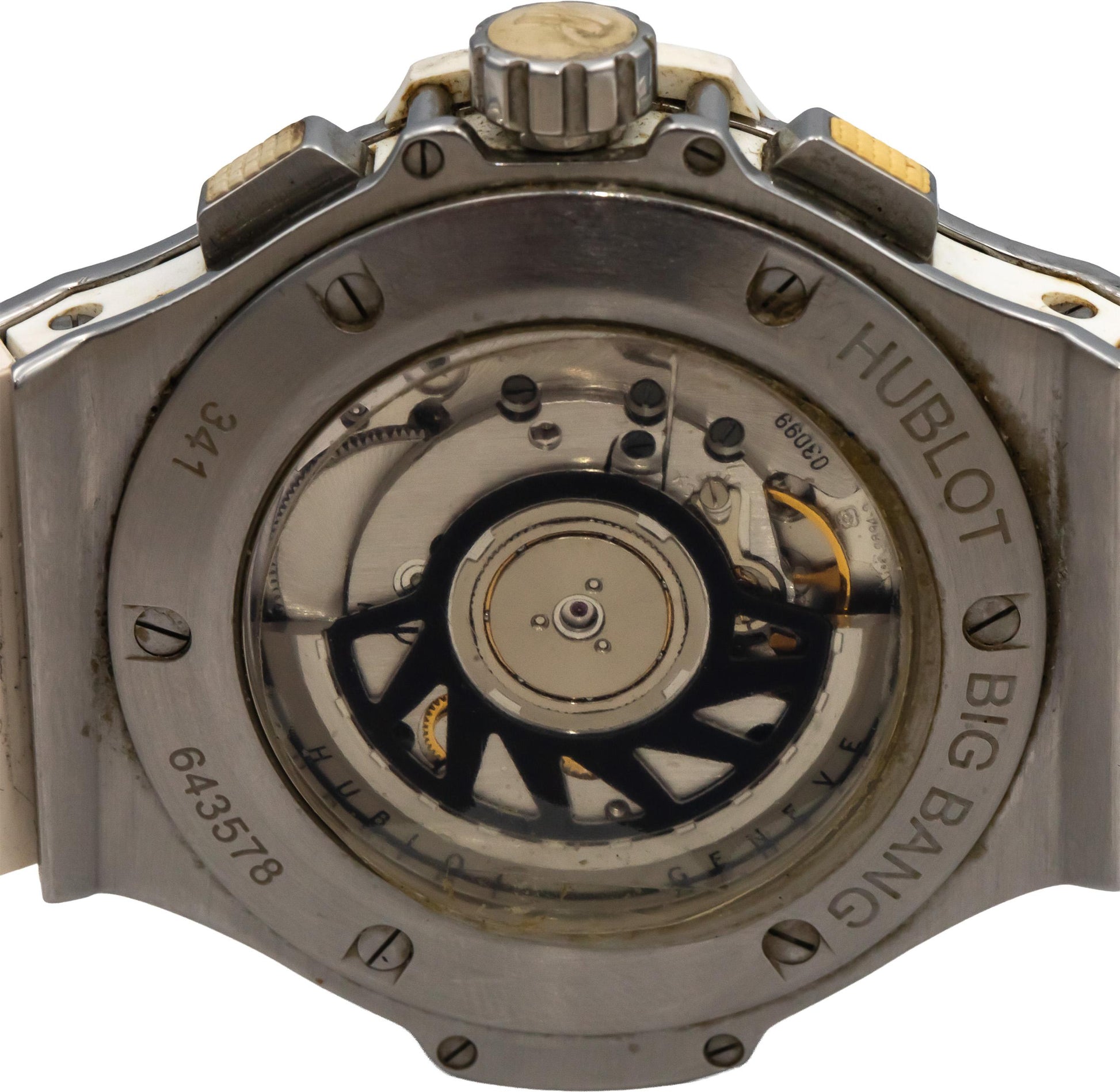 HUBLOT Big Bang Stainless Steel Diamond Chronograph Automatic Watch 41mm