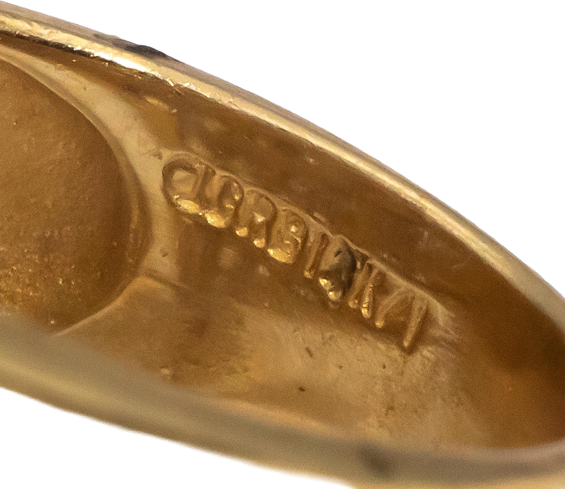 14k Yellow Gold Round Channel Set Diamond Cocktail Ring 1.75CT Size 7