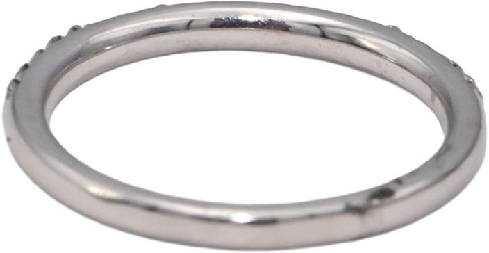 14k White Gold Round Diamond Anniversary Band Ring 0.33CT Size 6.5