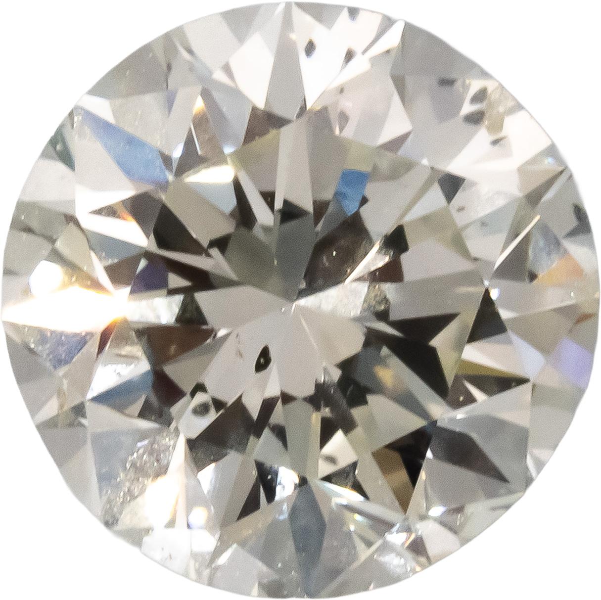 GIA Certified SI2/K Round Brilliant Diamond Loose Stone 4.98CT