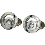 CHOPARD 18k White Gold Happy Spirit Diamond Double Round Earrings