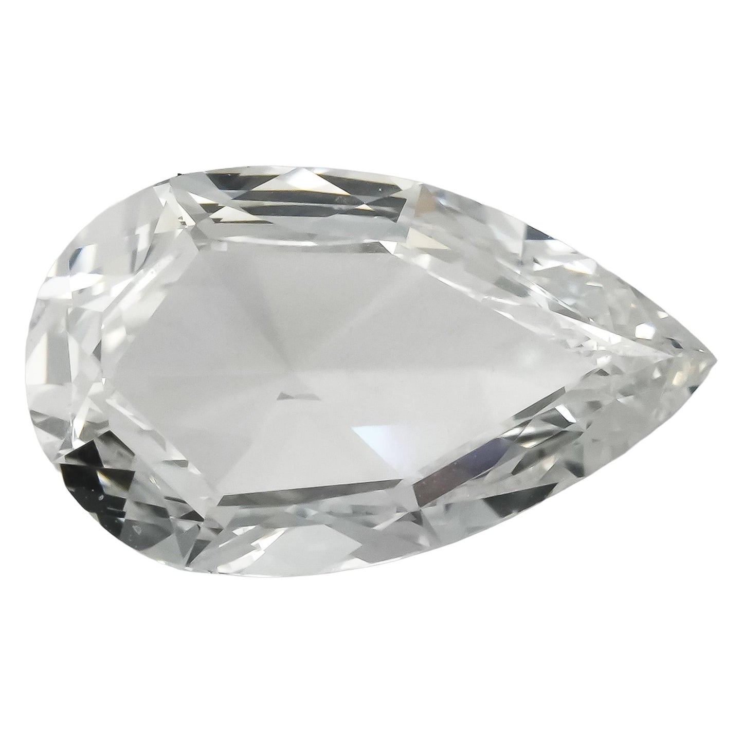 GIA Certified VS2/D Pear Brilliant Cut Diamond Loose Stone 1.52CT