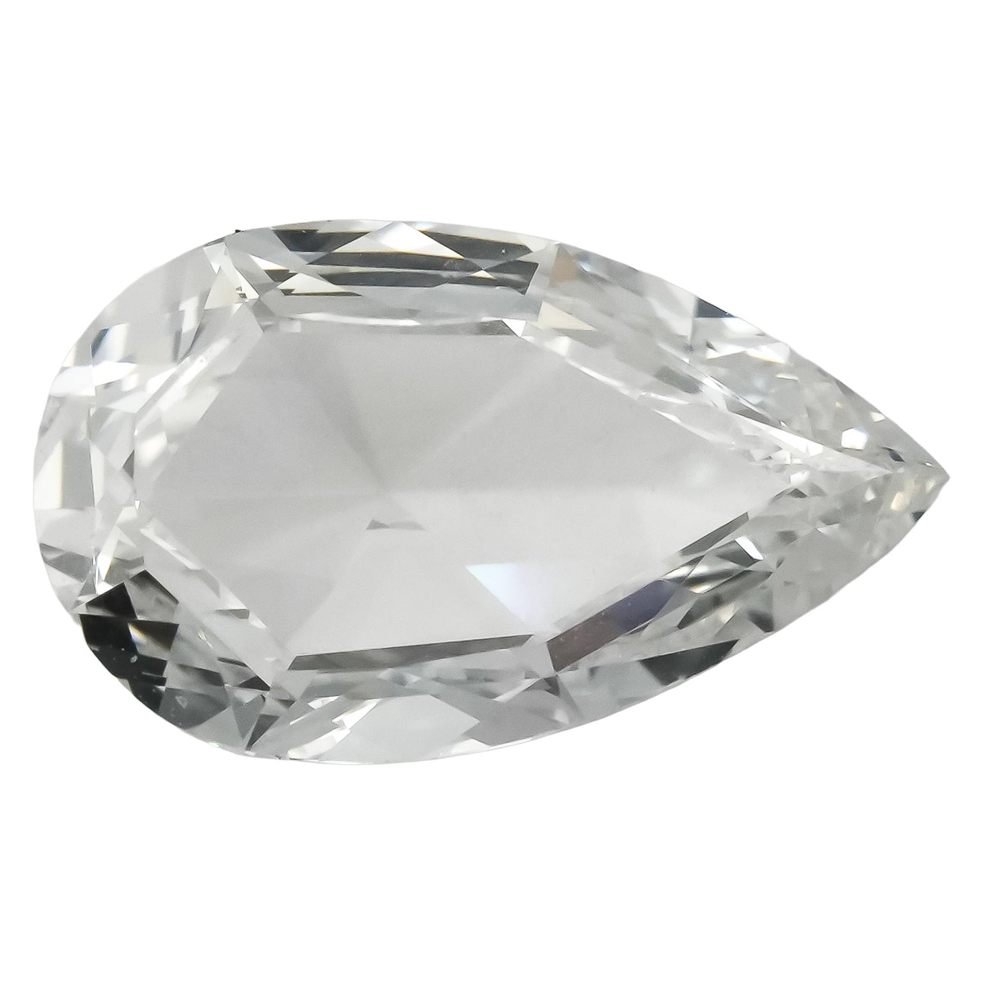 GIA Certified VS2/D Pear Brilliant Cut Diamond Loose Stone 1.52CT