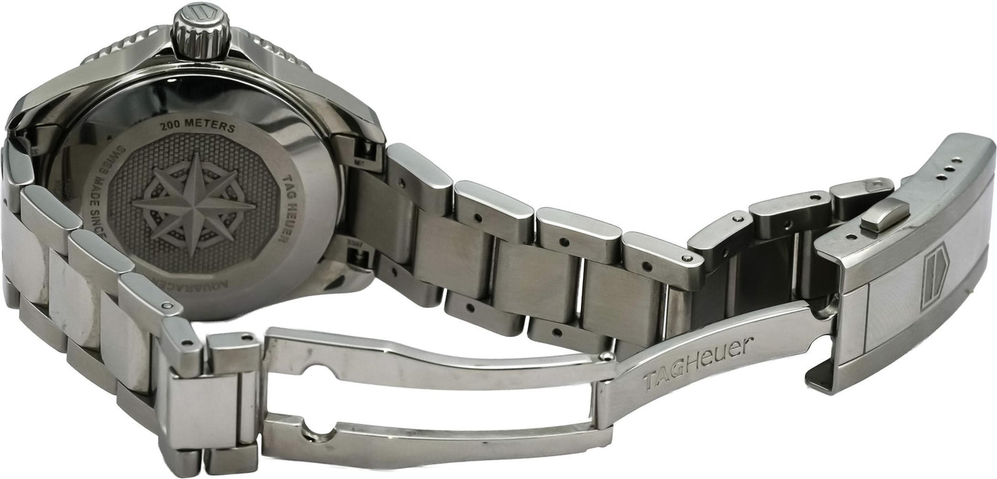 TAG HUER Stainless Steel Aquaracer Professional 200 Ladies Watch w/ Box & Papers