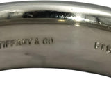 TIFFANY & CO. Platinum Etoile Diamond Engagement Ring 0.51CT Size 8.25 w/ Box