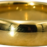 TIFFANY & CO. 1999 18k Yellow Gold 6mm Wide Band Ring Size 9.25