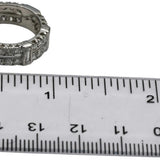 Vintage Antique Platinum VS Diamond Eternity Band Ring 1.25CT Size 6