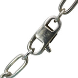 TIFFANY & CO. Sterling Silver 1837 Padlock Charm Necklace w/ Box 800.00 Retail