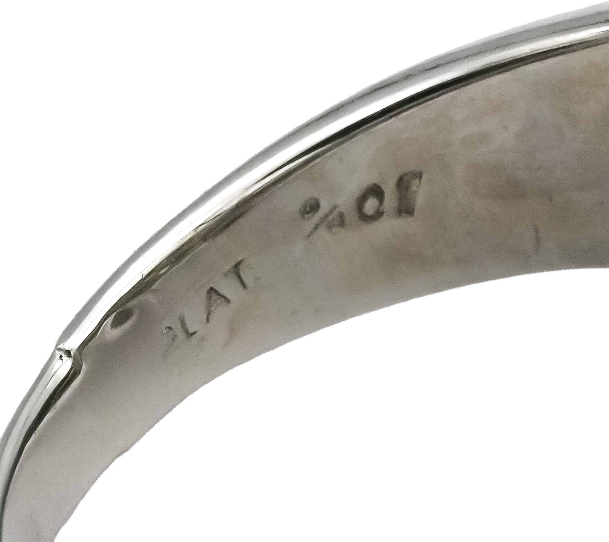 Antique Vintage Platinum Diamond Cocktail Ring 1.33CT Size 9
