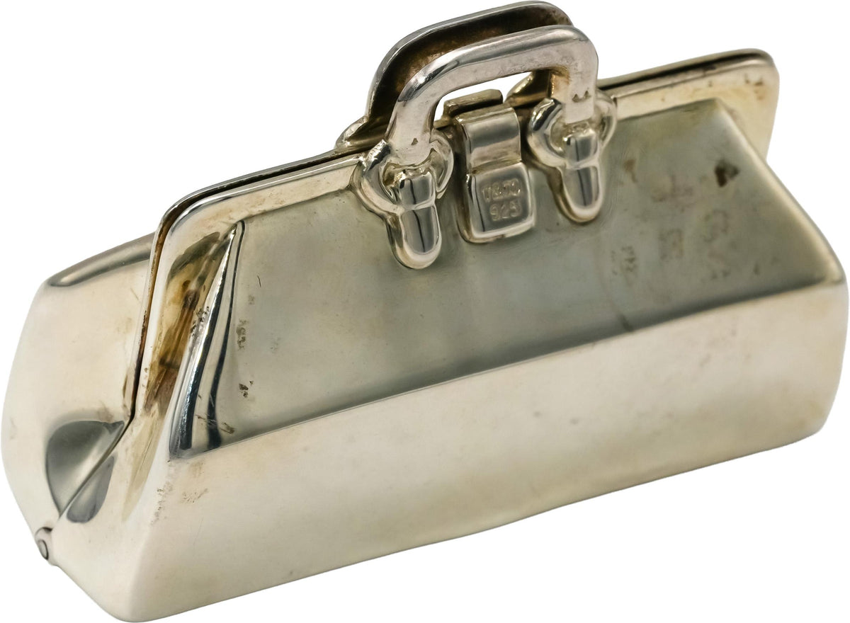TIFFANY & CO. Sterling Silver Doctor's Bag Pill Box