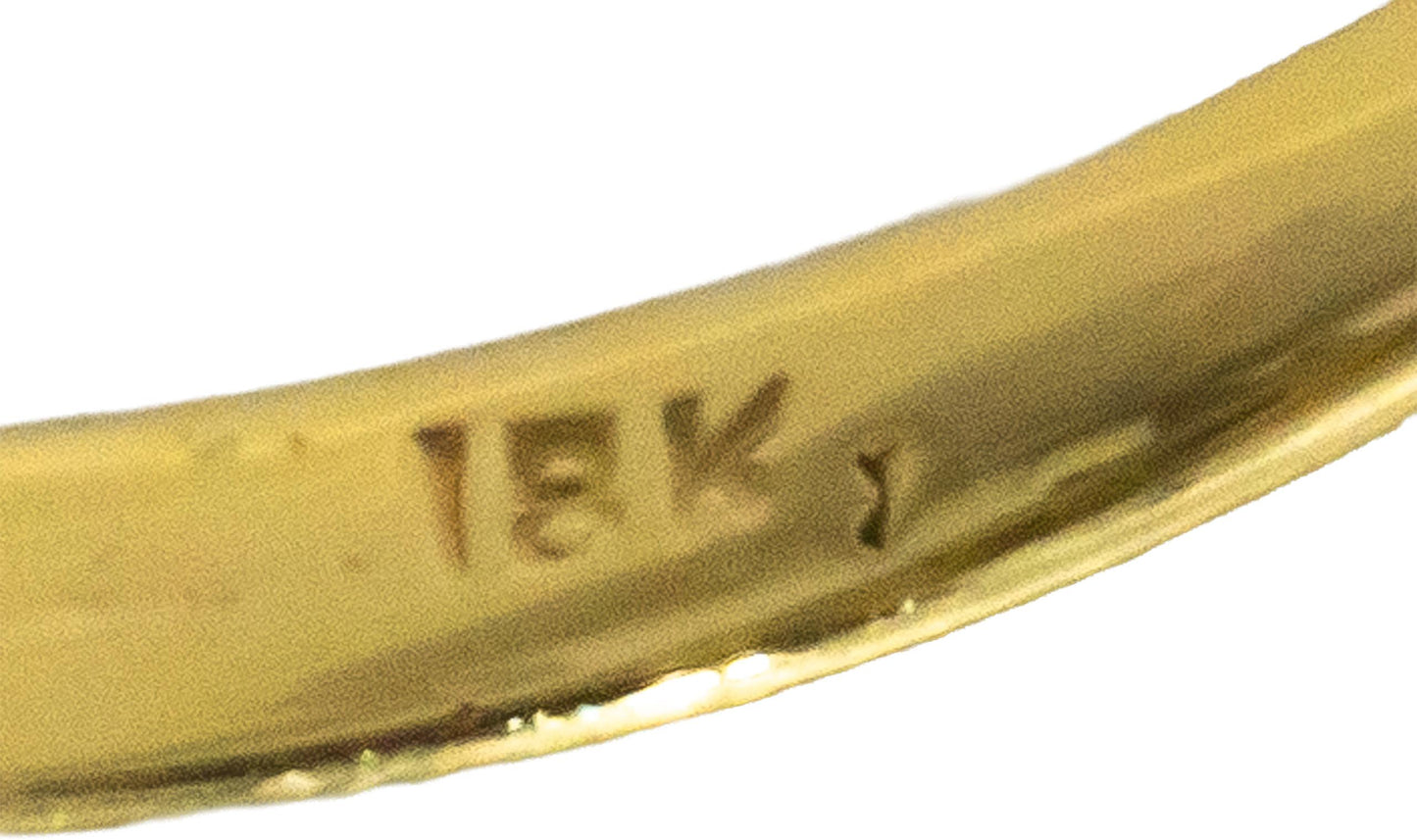 18k Yellow & White Gold VS Diamond and Sapphire Crossover Ring 1.90CT Size 6.5