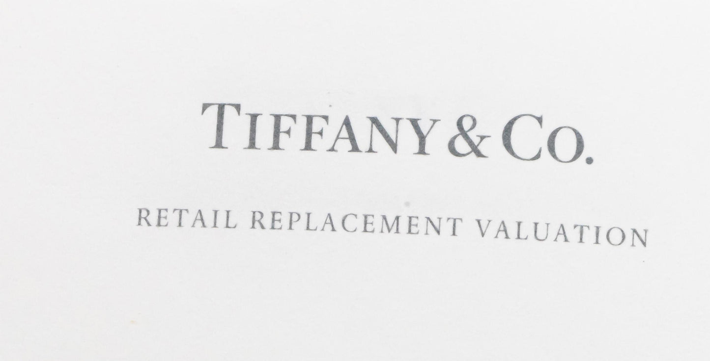 $18500 TIFFANY & CO Platinum Princess H/VVS1 Diamond Engagement Ring 1.31CT