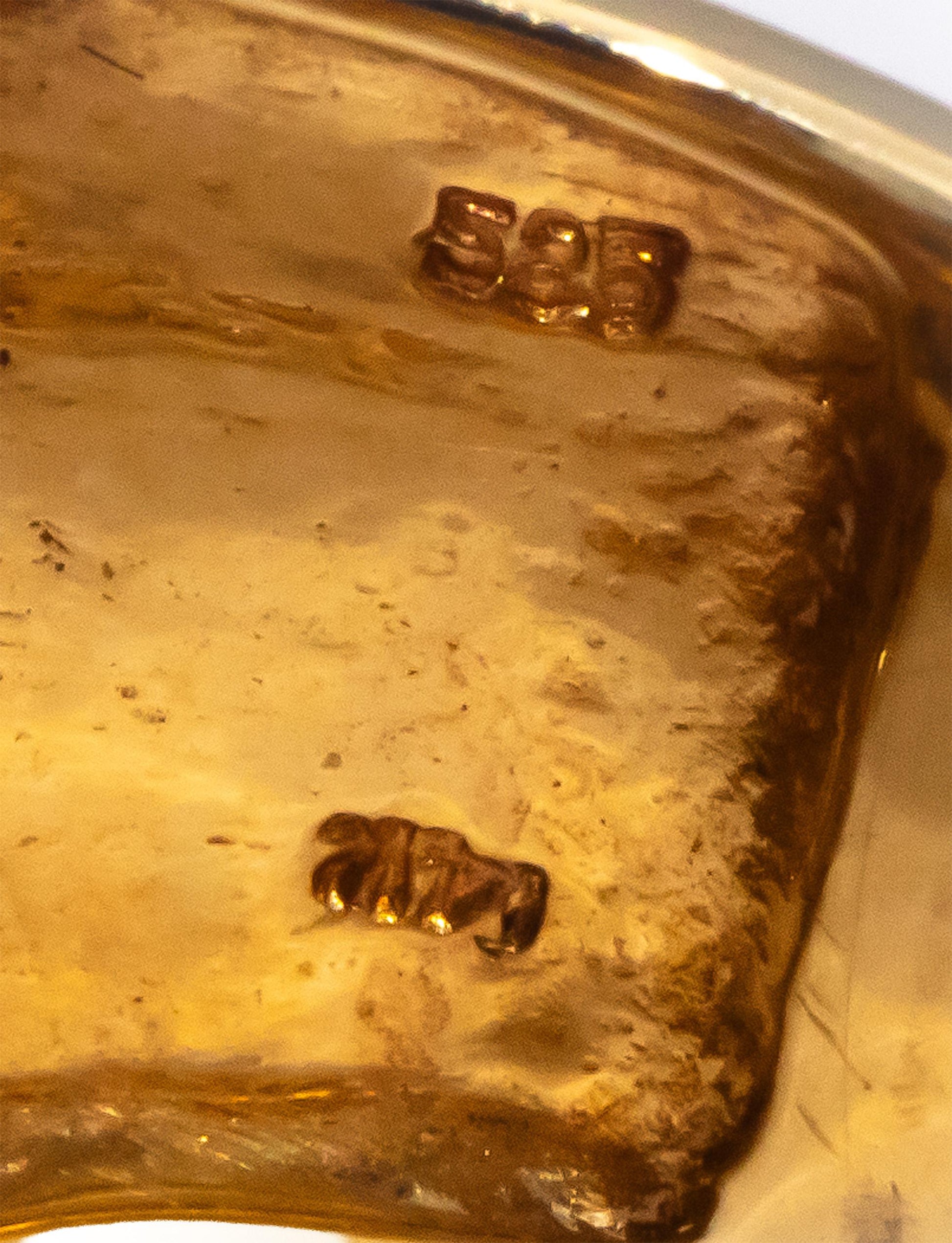 14k Yellow Gold Square Sapphire & Round Diamond Wide Band Ring 0.70CT Size 8