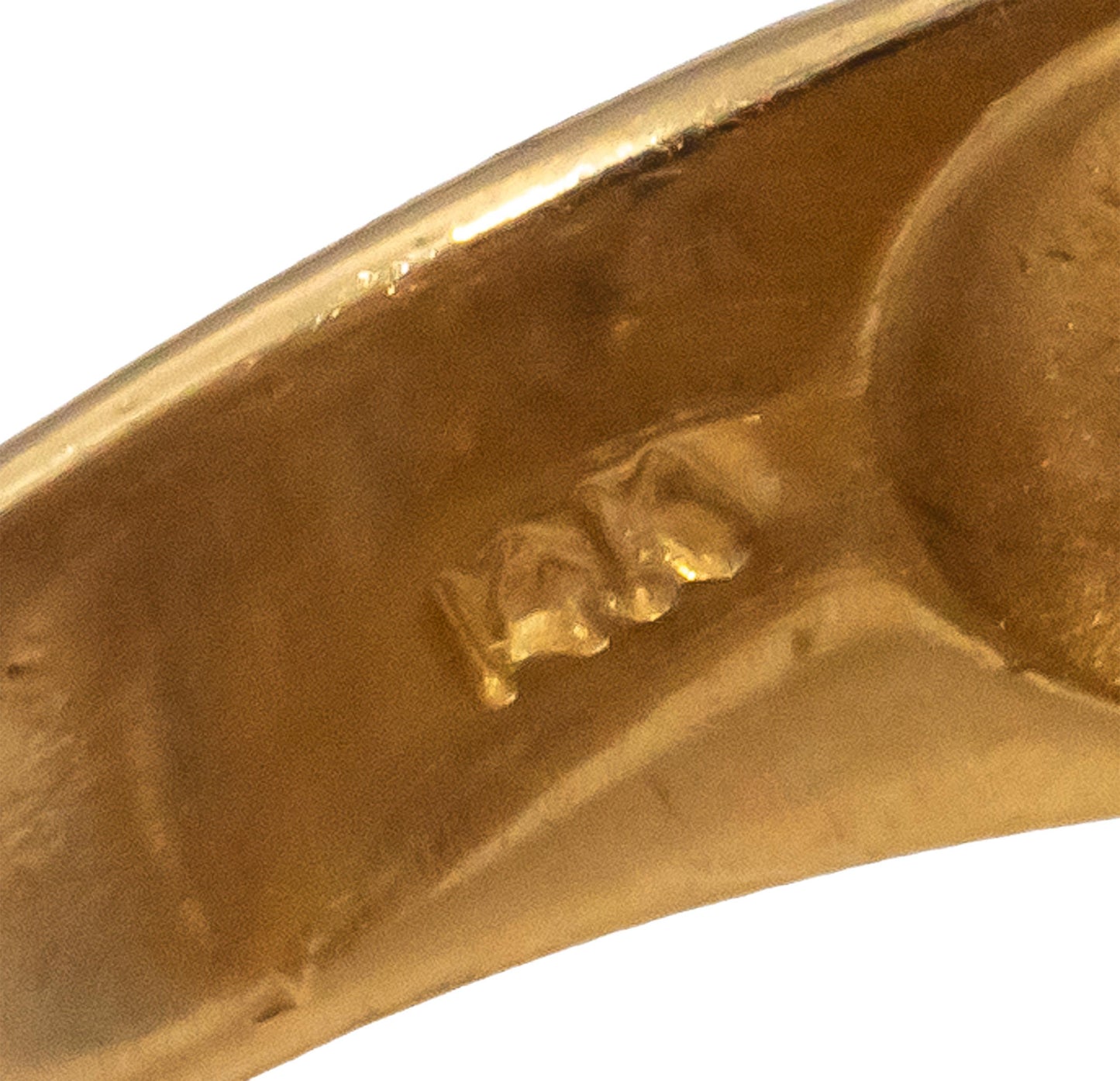 14k Yellow Gold Round Channel Set Diamond Cocktail Ring 1.75CT Size 7